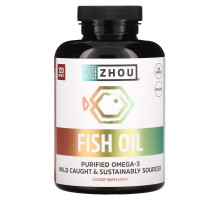Zhou Nutrition, Fish Oil, 120 Softgels