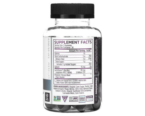 Zhou Nutrition, Gut Guru, Blue Raspberry, 60 Vegan Gummies Zhou Nutrition, Gut Guru, Blue Raspberry, 60 Vegan Gummies