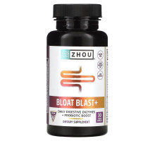 Zhou Nutrition, Bloat Blast+, 30 Vegan Capsules