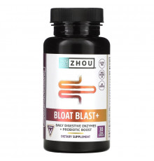 Zhou Nutrition, Bloat Blast+, 30 Vegan Capsules