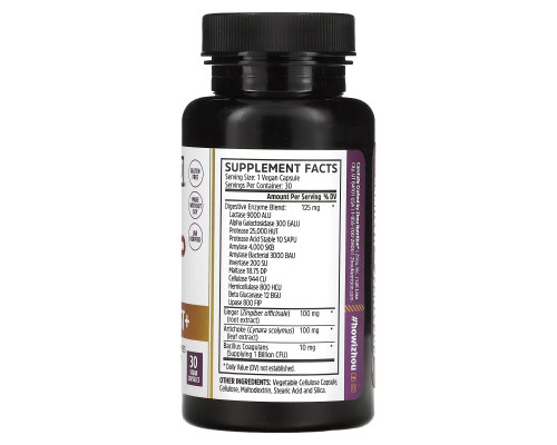 Zhou Nutrition, Bloat Blast+, 30 Vegan Capsules Zhou Nutrition, Bloat Blast+, 30 Vegan Capsules