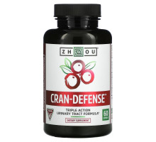 Zhou Nutrition, D-манноза с клюквой Xbac, 60 вегетарианских капсул