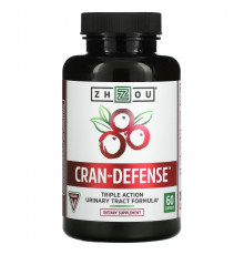 Zhou Nutrition, D-манноза с клюквой Xbac, 60 вегетарианских капсул