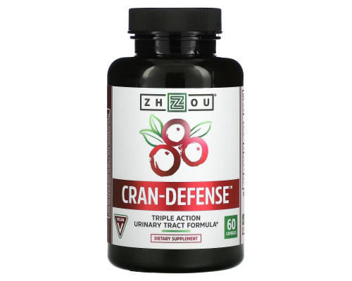 Zhou Nutrition, D-манноза с клюквой Xbac, 60 вегетарианских капсул Zhou Nutrition, D-манноза с клюквой Xbac, 60 вегетарианских капсул