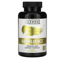 Zhou Nutrition, Hairfluence, Premium Hair Support Formula, 60 Veggie Capsules