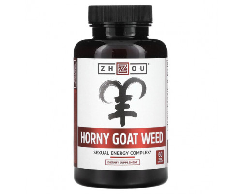 Мужское здоровье Horny Goat Weed, Sexual Energy Complex, 60 Veggie Capsules Мужское здоровье Horny Goat Weed, Sexual Energy Complex, 60 Veggie Capsules