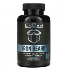 Zhou Nutrition, Iron Beard, 60 вегетарианских капсул
