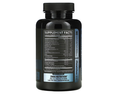 Zhou Nutrition, Iron Beard, 60 вегетарианских капсул Zhou Nutrition, Iron Beard, 60 вегетарианских капсул