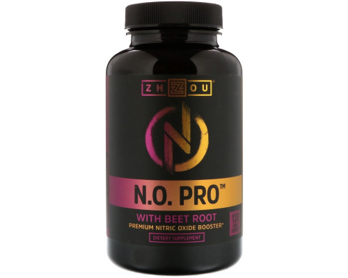 Zhou Nutrition, N.O. PRO With Beet Root, 120 Veggie Capsules Zhou Nutrition, N.O. PRO With Beet Root, 120 Veggie Capsules