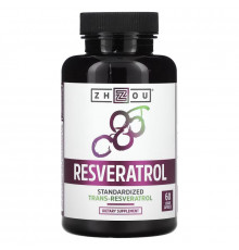 Zhou Nutrition, Resveratrol, 60 Veggie Capsules
