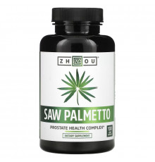 Zhou Nutrition, Saw Palmetto, комплекс здоровья простаты, 100 капсул