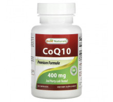 Коэнзим Q10 Best Naturals, CoQ10, 400 мг, 60 капсул