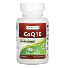 Коэнзим Q10 Best Naturals, CoQ10, 400 мг, 60 капсул