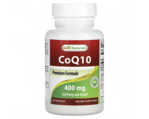 Коэнзим Q10 Best Naturals, CoQ10, 400 мг, 60 капсул Коэнзим Q10 Best Naturals, CoQ10, 400 мг, 60 капсул
