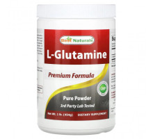 Аминокислоты Best Naturals, L-глютамин, 454 г (1 фунт)