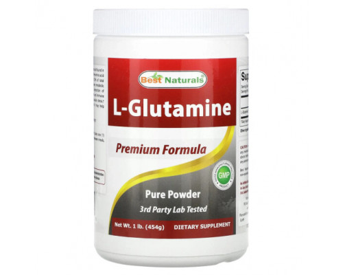 Аминокислоты Best Naturals, L-глютамин, 454 г (1 фунт) Аминокислоты Best Naturals, L-глютамин, 454 г (1 фунт)