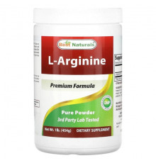 Аминокислоты Best Naturals, L-аргинин, 454 г (1 фунт)