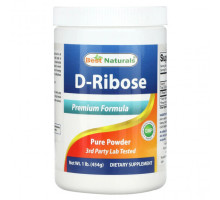 Посттренировочные комплексы Best Naturals, D-рибоза, 1 фунт (454 г)