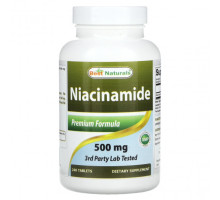 Витамины группы B Niacinamide, 500 mg, 240 Tablets