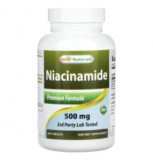 Витамины группы B Niacinamide, 500 mg, 240 Tablets