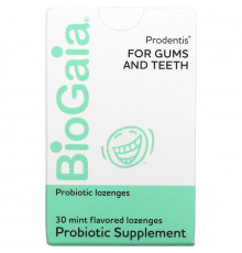 BioGaia, Prodentis For Gums And Teeth, Mint Flavor, 30 Lozenges