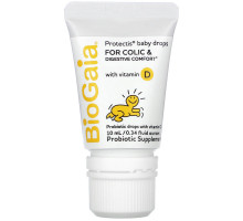 BioGaia, ProTectis, для малышей, с витамином D, здоровье пищеварительной системы, пробиотическая добавка, 0,34 ж. унц. (10 мл)