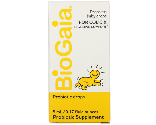BioGaia, ProTectis, для малышей, здоровье пищеварительной системы, пробиотическая добавка, 0,17 ж. унц. (5 мл) BioGaia, ProTectis, для малышей, здоровье пищеварительной системы, пробиотическая добавка, 0,17 ж. унц. (5 мл)