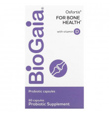 BioGaia, Osfortis With Vitamin D, 60 Capsules