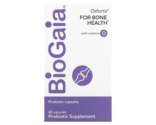 BioGaia, Osfortis With Vitamin D, 60 Capsules
