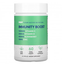 RSP Nutrition, Immunity Boost, Immune System Support + Vitamins & Antioxidants + Immune Cell Production, 60 Veggie Capsules