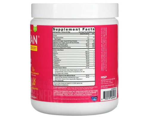 RSP Nutrition, AminoLean Recovery, Hibiscus Lemonade, 7.40 oz (210 g) RSP Nutrition, AminoLean Recovery, Hibiscus Lemonade, 7.40 oz (210 g)