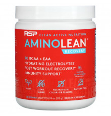 RSP Nutrition, AminoLean Recovery, Tropical Island Punch, Caffeine Free, 8.99 oz (255 g)