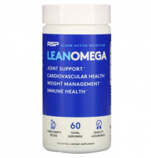 RSP Nutrition, Lean Omega, Omegas+Weight Loss, 120 Softgels