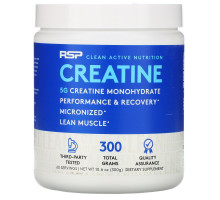RSP Nutrition, Creatine Monohydrate, Micronized Creatine Powder, 10.6 oz (300 g)