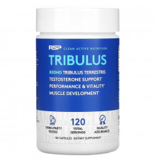 RSP Nutrition, Tribulus, Testosterone Support, 800 mg, 120 Capsules