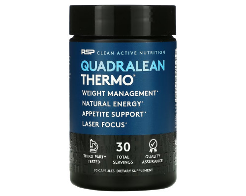 RSP Nutrition, QuadraLean Thermo, 90 Capsules RSP Nutrition, QuadraLean Thermo, 90 Capsules