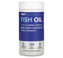 RSP Nutrition, Fish Oil Extra Strength Omega, 120 Softgels