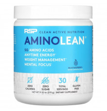 RSP Nutrition, AminoLean, Blue Raspberry, 9.52 oz (270 g)