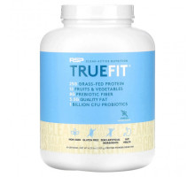 Сывороточный протеин RSP Nutrition, TrueFit, сывороточный протеин травяного откорма с фруктами и овощами, ваниль, 1,92 кг (4,23 фунта)