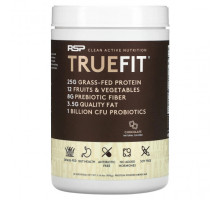 Сывороточный протеин RSP Nutrition, TrueFit, сывороточный протеиновый коктейль из экологически чистых ингредиентов, шоколад, 940 г (2 фунта)
