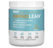 RSP Nutrition, AminoLean, 5 g Vegan Amino Acids + Anytime Energy, Pineapple Coconut, 7.94 oz (225 g)