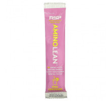 Аминокислоты RSP Nutrition, AminoLean, розовый лимонад, 1 пакетик, 9 г (0,56 унции)