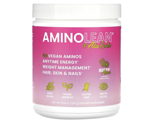 Аминокислоты RSP Nutrition, AminoLean X Alix Earle, ягодный, 228 г (8,04 унции) Аминокислоты RSP Nutrition, AminoLean X Alix Earle, ягодный, 228 г (8,04 унции)
