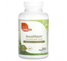 Для глаз Zahler, AccuVision, улучшенная формула для здоровья глаз, 120 капсул