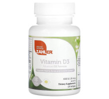 Zahler, Vitamin D3, Advanced D3 Formula, 25 mcg (1,000 IU), 120 Softgels
