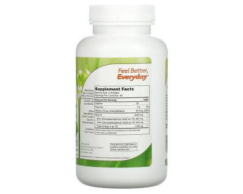 Zahler, Omega 3 Platinum+D, Advanced Omega 3 with Vitamin D3, 3000 mg, 90 Softgels Zahler, Omega 3 Platinum+D, Advanced Omega 3 with Vitamin D3, 3000 mg, 90 Softgels
