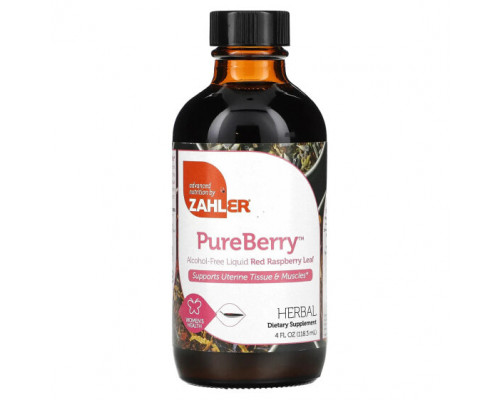Фрукты и ягоды Zahler, PureBerry, жидкость из листьев красной малины без спирта, 118,3 мл (4 жидк. Унции) Фрукты и ягоды Zahler, PureBerry, жидкость из листьев красной малины без спирта, 118,3 мл (4 жидк. Унции)
