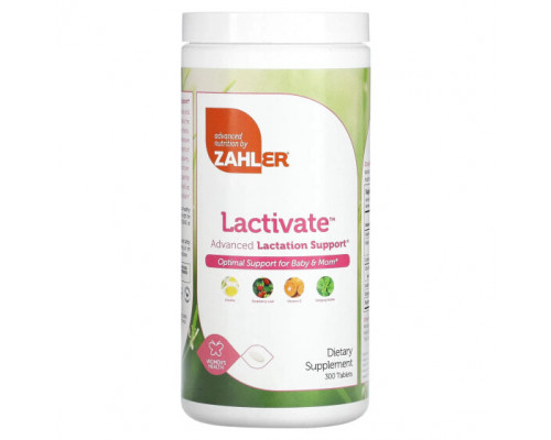 Женское здоровье Zahler, Лактивируйте. Advanced Lactation Support, 300 таблеток Женское здоровье Zahler, Лактивируйте. Advanced Lactation Support, 300 таблеток