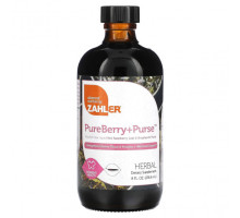 Женское здоровье Zahler, PureBerry + Purse, жидкие листья красной малины и пастушья сумка, 236,6 мл (8 жидк. унций)