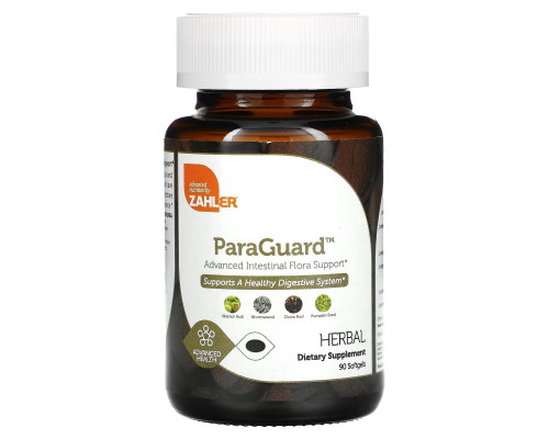 Zahler, ParaGuard, Advanced Intestinal Flora Support, 90 Softgels Zahler, ParaGuard, Advanced Intestinal Flora Support, 90 Softgels